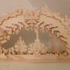 3D Schwibbogen Weihnachtsstube hell