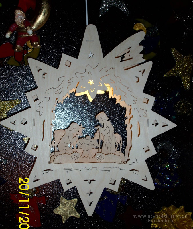 Fensterbild Christi Geburt