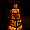Weihnachtspyramide Märchen beleuchtet