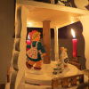 Abbügelmuster Weihnachtspyramdie DDR 110cm