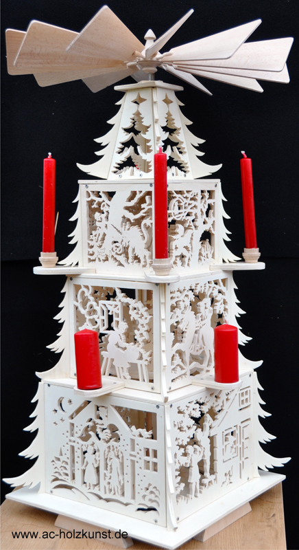Weihnachtspyramide Märchenmotiv