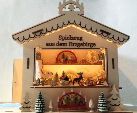 Marktstand Weihnachtsmarkt Marktbude M1:24...