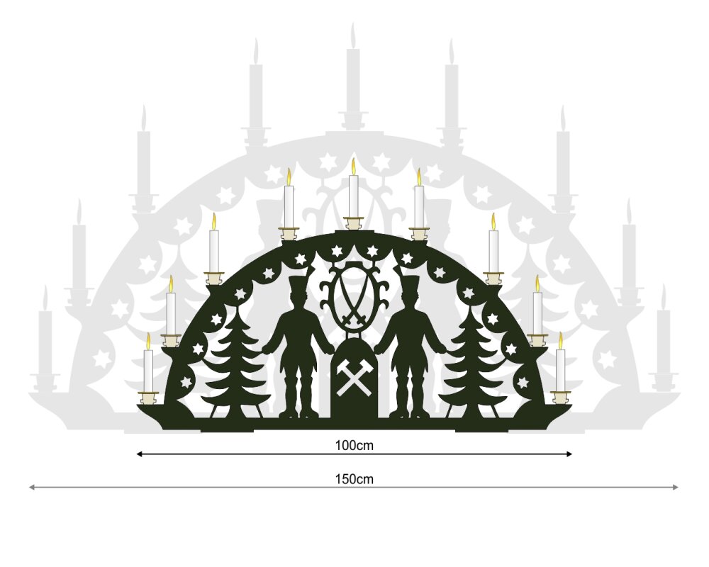 Vorlage Xxl Schwibbogen Bergmann Mit Wappen Vorlage Xxl Schwibbogen Bergmann Mit Wappen