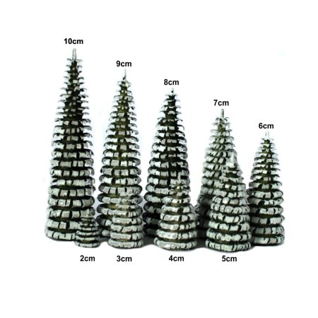 Ringelbaum ohne Stamm grün/ weiß Größe 4 cm