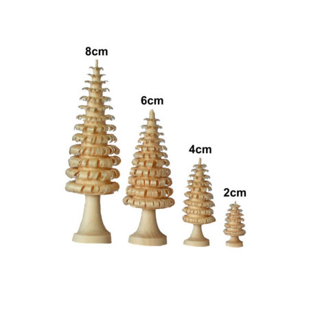 Ringelbaum mit Stamm natur Größe 4 cm
