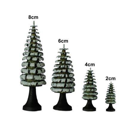 Ringelbaum mit Stamm grün/ weiß 2 cm