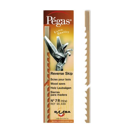 Pegas Laubsägeblatt Reverse Skip Nr. 7R Gegen...