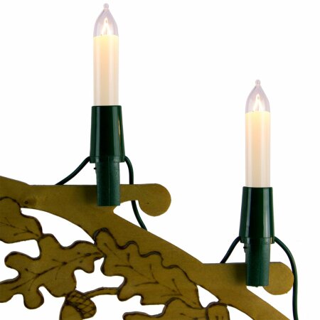 NARVA Schwibbogenkette 7 o.10 Kerzen Lichterkette Schwibbogen Kleinschaftkerze