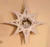 Laubsägevorlage bel. Fensterbild Stern mit Adventskerzen 30cm