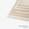 Birkensperrholz 4 mm 75 x 50 cm B/BB laserfähig