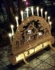 XXL-Schwibbogen 150cm Erzgebirgshaus Weihnachten
