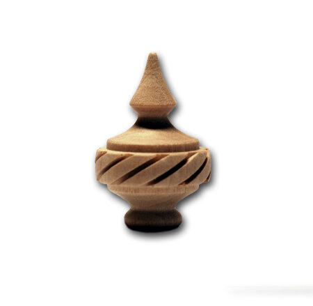 Pyramidenkopf klein Ø 33mm Nut 1,8mm geschlitzt mit Spitze