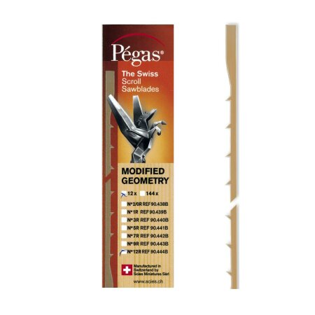Pegas MGT Nr. 12R Laubsägeblatt Spezial...