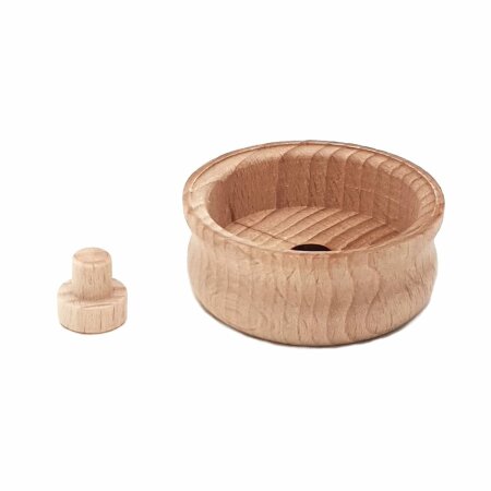 Lichtertülle Teelicht mit Adapter Teelichthalter Holz H:22mm