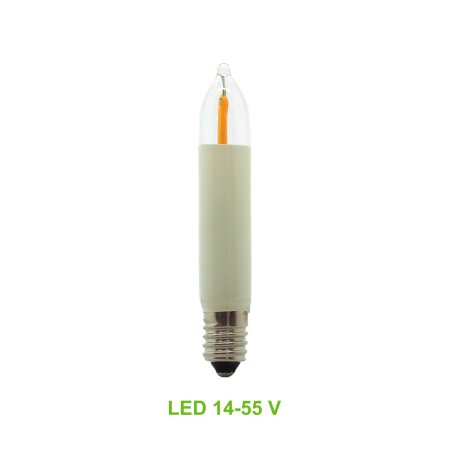 Kleinschaftkerze LED Filament 10-57 Volt Ersatzkerze...