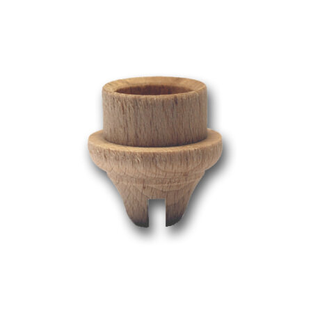 Lichtertülle Ø 14mm geschlitzt Holztülle Nut 4mm V-Form