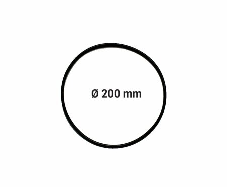 Gummiring für Riemenantrieb Pyramidenmotor Ø 200 mm O-Ring