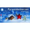 Pyramidenkerzen 14 mm rot für kleine Pyramiden (50 Stück)