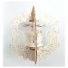 Bastelset Mini-Hängepyramide Holz Windspiel Kerzen Weihnachten