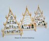 Bastelset Miniatur Lichterspitze 8 cm Himmlische Abfahrt mit 7 Holzkerzen