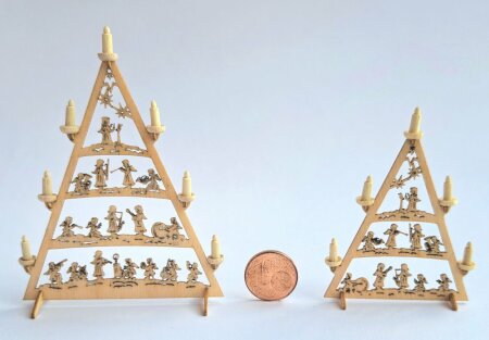 Bastelset Miniatur Lichterspitze Engelorchester mit...