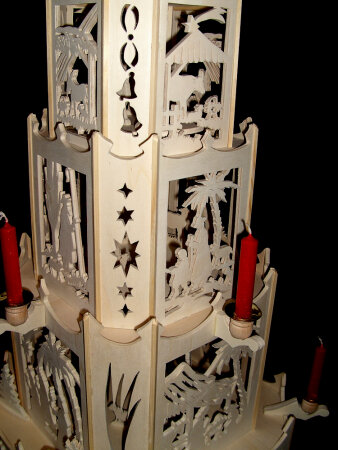 Vorlage Weihnachtspyramide große Krippenpyramide 80cm