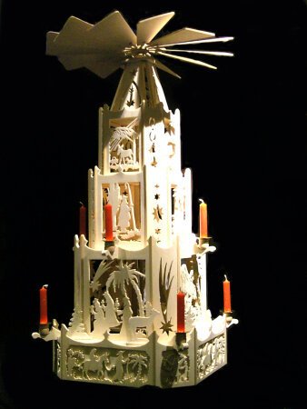 Vorlage Weihnachtspyramide große Krippenpyramide 80cm