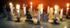Laubsägevorlage Kerzenständer 6 Figuren Engelsorchester Teil 1