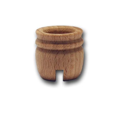 Lichtertülle Ø 14mm geschlitzt Holztülle Nut 6mm