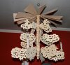 Laubsägevorlage Hängepyramide Wolke mit 9 Engeln