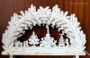 Vorlage 3D Schwibbogen Weihnachtsstube 50cm