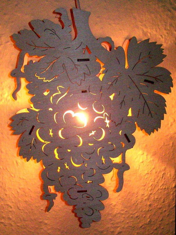 Vorlage Laubsägen Fensterbild Lichterkranz Kerzen 27cm