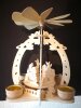 Pyramide Ostern Teelicht Osterkarussell mit Osterhase & Küken