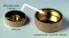 Teelichthalter Adapter zum Umrüsten von Teelicht auf Kerzen (40mm >14mm)