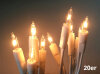 20er Mini Lichterkette warmweiß 230V für Schwibbogen