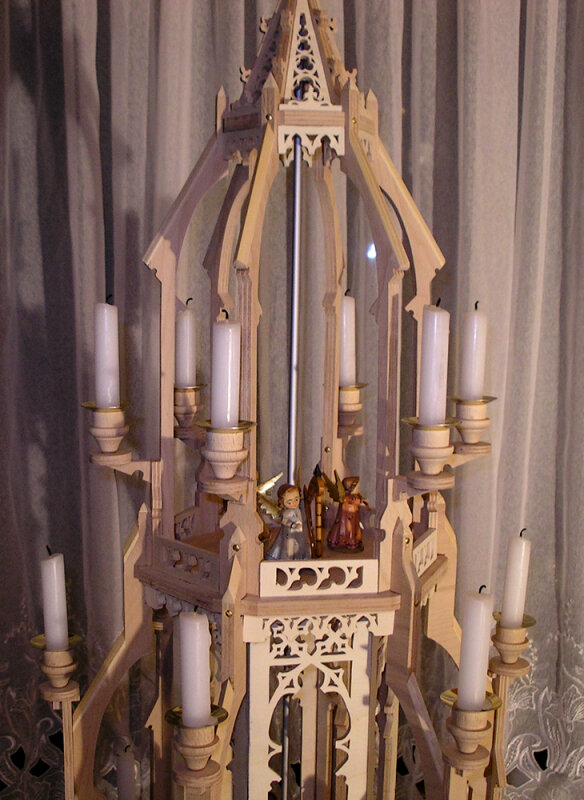 Vorlage Weihnachtspyramide gotischer Stil Höhe 120cm | AC ...