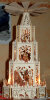 Laubsägevorlage Vogtlandpyramide Waldmotive 80cm