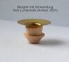 Tropfschale Metall Messing Ø 10mm für Kerzen