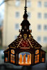 Laubsägevorlage doppeltes Fensterbild Seiffener Kirche 36cm