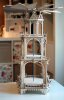 Alte gotische Pyramide 3-stöckig 120cm Weihnachtspyramide