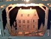 Fensterbild alte Feuerwehr mit Fachwerkhaus 25cm