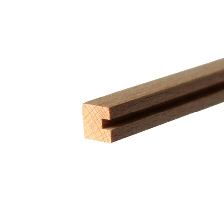 Zaunleiste 10x10x250 mm Nut 3 mm Anfangs- u. Endsäule