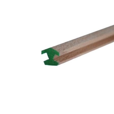Nutleiste 4 mm Nut für 8eck Pyramide Eckleiste Länge 1000 mm