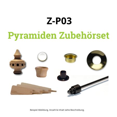 Z-P03 - Pyramiden Zubehör-Set für Vorlage Nr. 1002