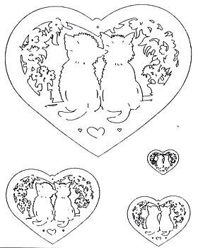 5x Fensterbilder Frühlingsmotive Tiere Herzen Ostern